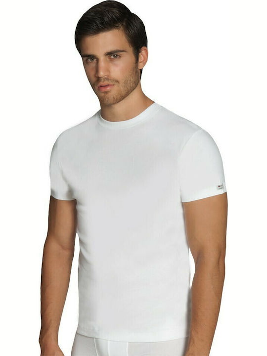 Vero by Aslanis 165 Men's Undershirt Short-sleeved in White Color