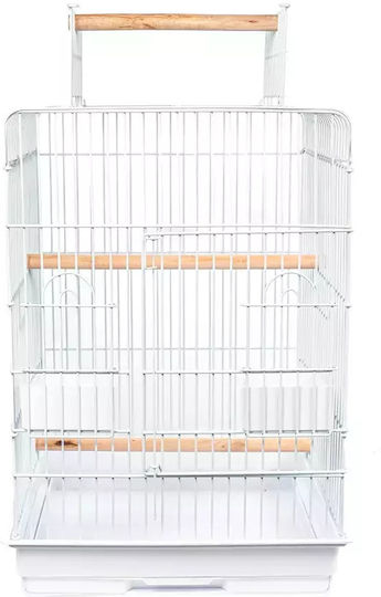 Bird Cage "luxo 47x47x81cm. White