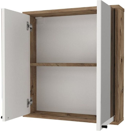 Megapap LILIAN Καθρέπτης Μπάνιου από Μοριοσανίδα 59.6x14.6cm Πράσινος