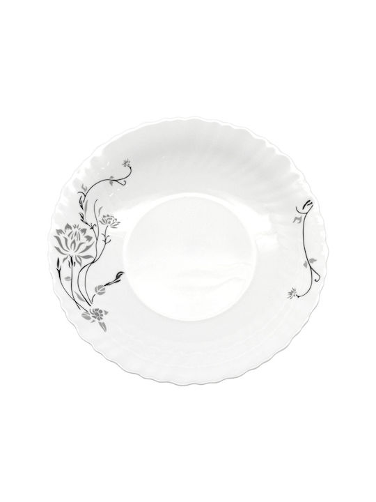 Ankor Plate Soup Glass White