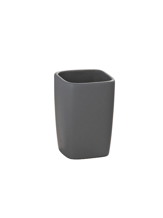 Wenko Cup Holder Ceramic Gray