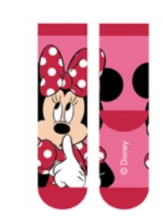 Disney Kids' Socks "minnie Mouse" Colorful 2 Pairs