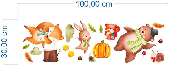 Decowalls Kinder Wandsticker Fenster 30x100cm