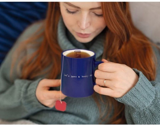 Moses Booky Day Mug Ceramic Blue 350ml