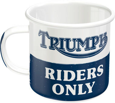 Nostalgic Art Triumph-riders Only Becher Emaille 360ml