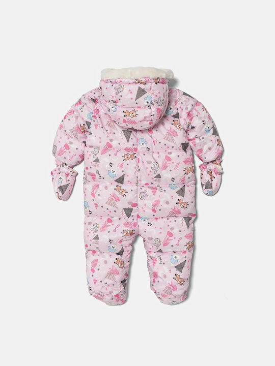 Guess Baby Bodysuit Exit Long-Sleeved Rose