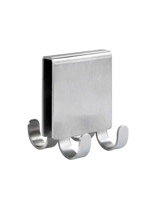 Wenko Άγκιστρο Μπάνιου Διπλό με Βίδες ​5.5x7cm Inox Μπρονζέ