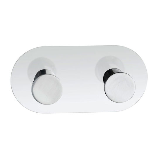 Κρεμαστράκι Αυτοκόλλητο 10x3.5x5 Wenko Cona Duo 22928100 10x3.5x5