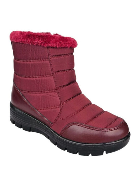 Women's Ankle Boots Burgundy