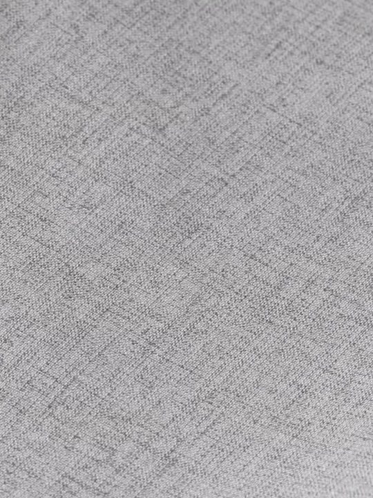 Lily Damen Hoch tailliert Stoff Hose Light Grey Melange