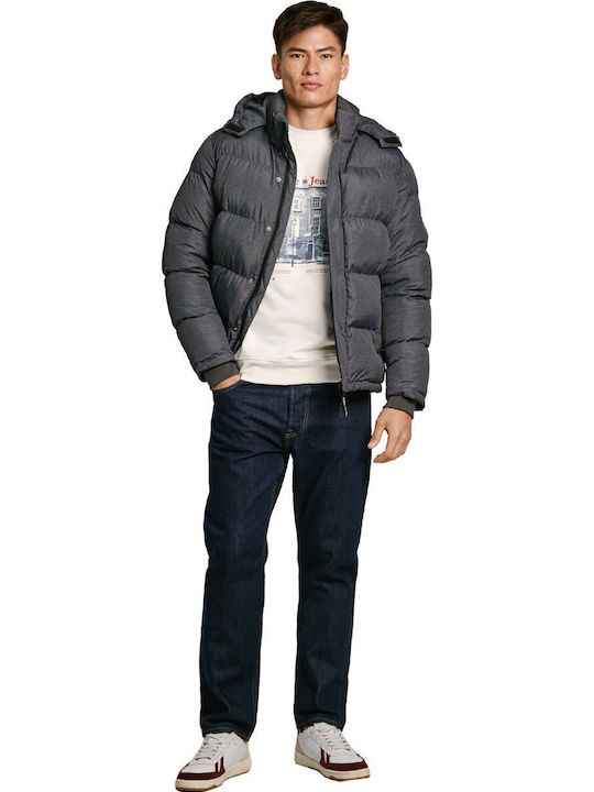 Μπουφάν Dk Grey Marl