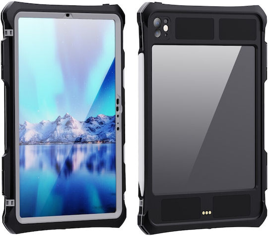 Wasserdichte Shellbox-Hülle IP68 Apple iPad Pro 11" 5. Generation 2024 Schwarz