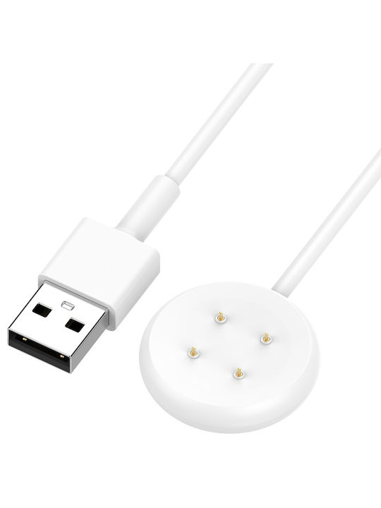 Charger Google Pixel Watch3 41mm 45mm 2 Fitbit Ace Lte Usb Techsuit Thc5 White