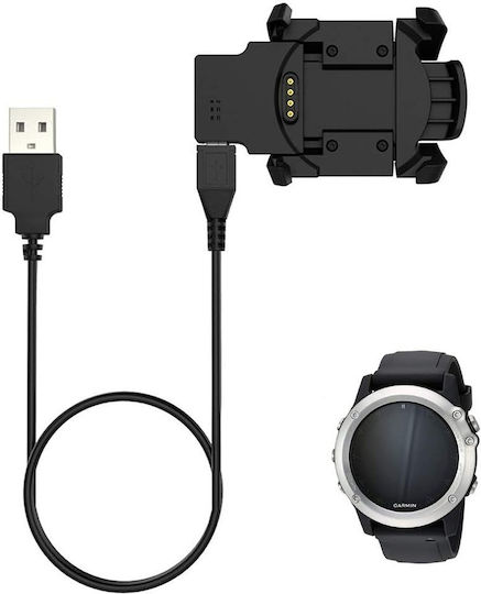 Charger Garmin Fenix 3 3 Hr 3 Sapphire Usb 1m Techsuit Tgc5 Black