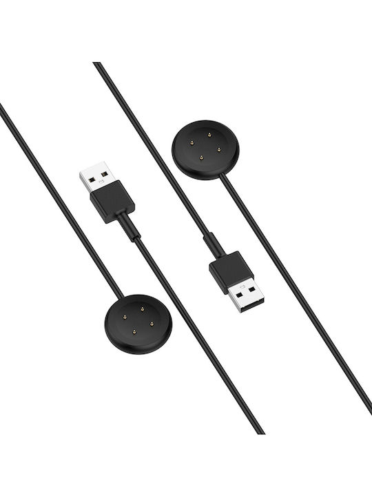Зарядно устройство Google Pixel Watch3 41mm 45mm 2 Fitbit Ace Lte Usb Techsuit Thc5 Черно