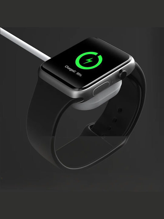 Μαγνητικός Φορτιστής Apple Watch Λευκό