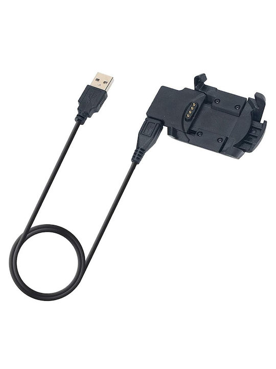 Charger Garmin Fenix 3 3 Hr 3 Sapphire Usb 1m Techsuit Tgc5 Black