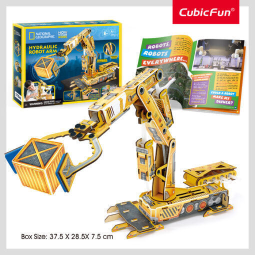 Cubic Fun Παιχνίδι Κατασκευών Χάρτινο Robot Arm για Παιδιά 8+ Ετών