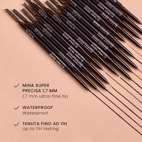 Mia Make Up Αδιάβροχο Μολύβι για Φρύδια Blonde