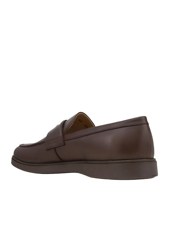 Men's Leather Loafers Brown