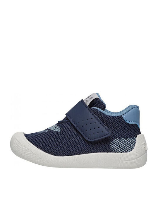 Kids Sneakers with Scratch Navy Blue
