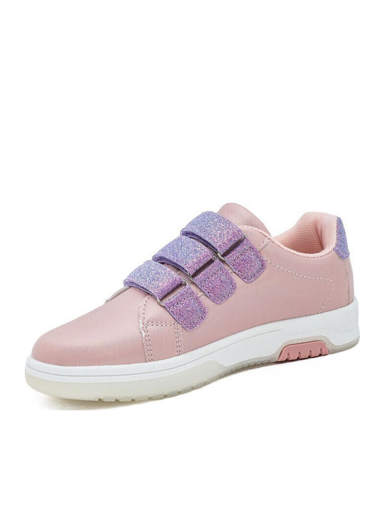 Παιδικά Sneakers με Σκρατς Ροζ