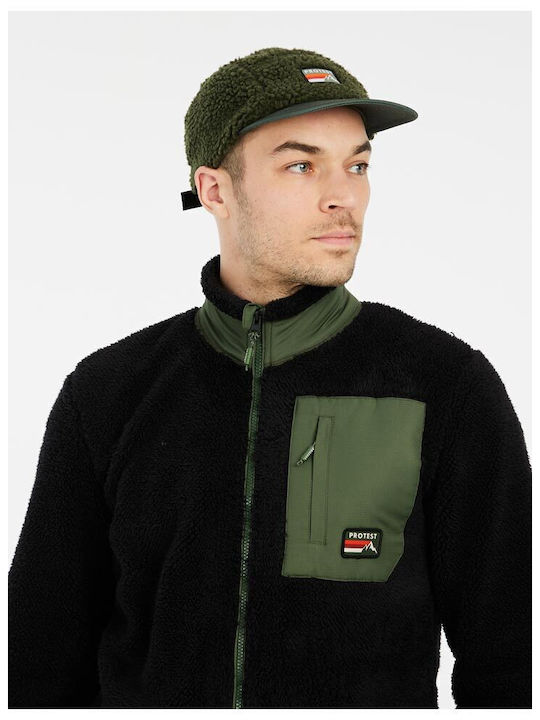 Herren Fleecejacke Schwarz