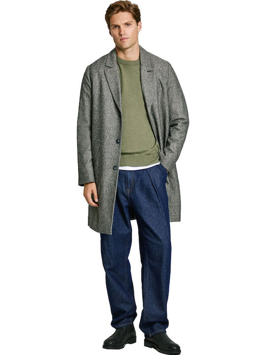 Tolson Ανδρικό Παλτό Dk Grey Marl