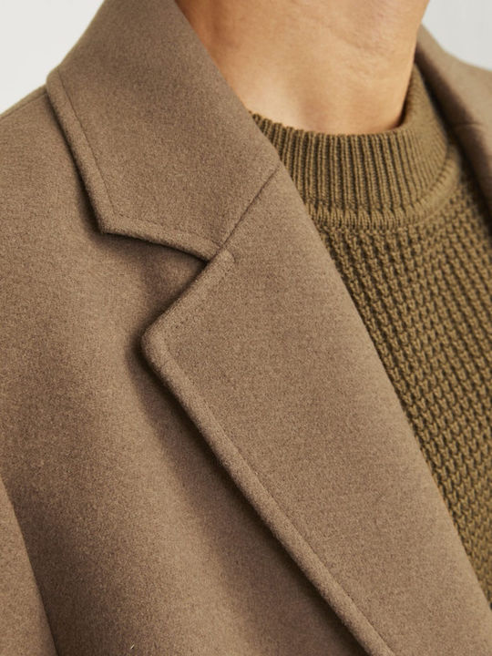 Herren Mantel Beige