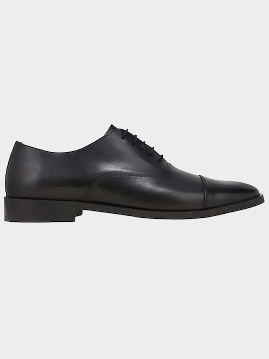 Kalogirou Men's Leather Dress Shoes Black