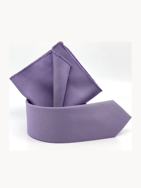 Legend Accessories Synthetic Men's Tie Set Monochrome Lilac