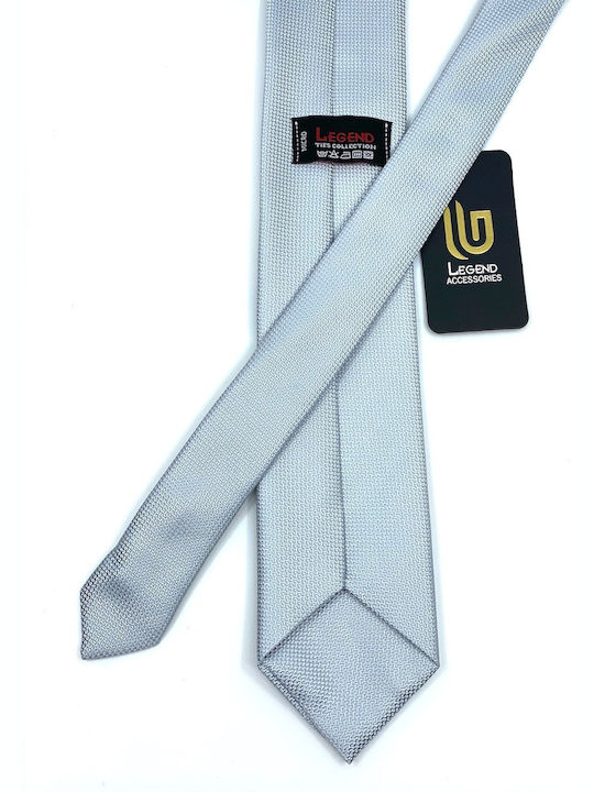 Legend Accessories Men's Tie Set Synthetic Monochrome in Gray Color