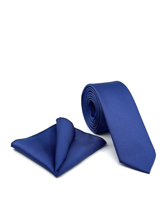 Legend Accessories Σετ Ανδρικης Γραβάτας σε Μπλε Χρώμα