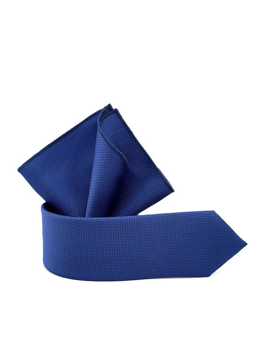 Legend Accessories Σετ Ανδρικης Γραβάτας σε Μπλε Χρώμα