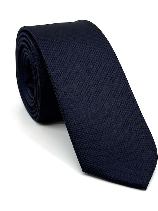 Legend Accessories Σετ Ανδρικής Γραβάτας Συνθετική Μονόχρωμη σε Navy Μπλε Χρώμα -NAVY