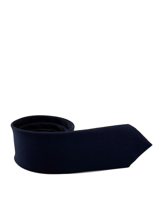 Legend Accessories Σετ Ανδρικής Γραβάτας Συνθετική Μονόχρωμη σε Navy Μπλε Χρώμα -NAVY