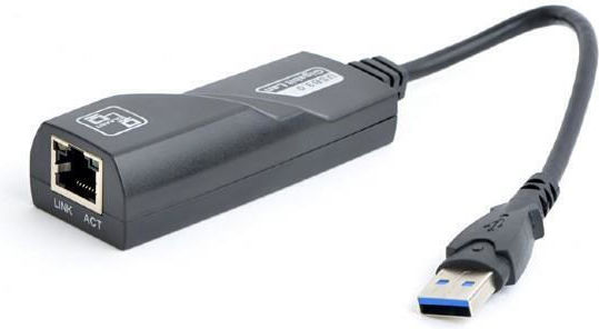 Gembird NIC-U3 USB Network Adapter for Wired Connection Gigabit Ethernet