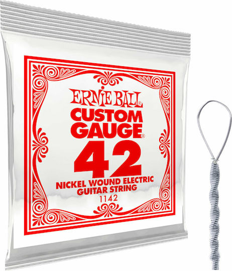 Ernie Ball Loop End Single Nickel Wound Lute String 42 Inches