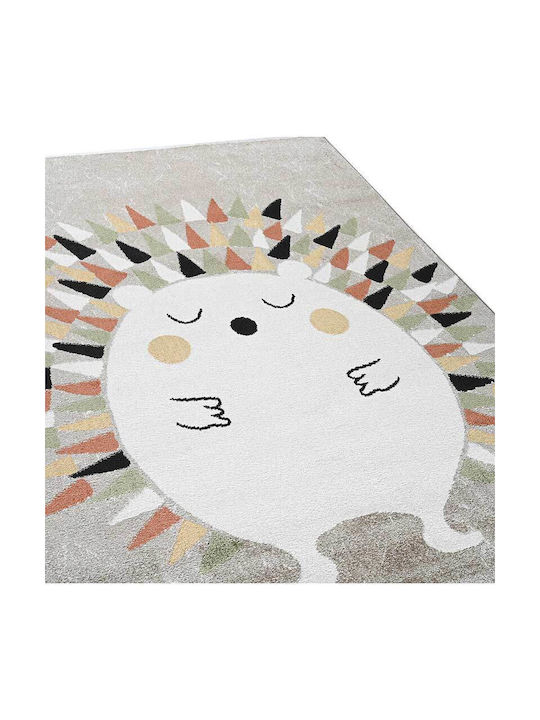 Carousel Hedgehog Παιδικό Χαλί Γκρι 160x230cm