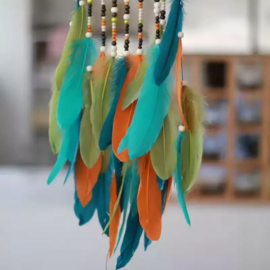SP Souliotis Decorative Handmade Multicolour Fabric Dreamcatcher 105cm