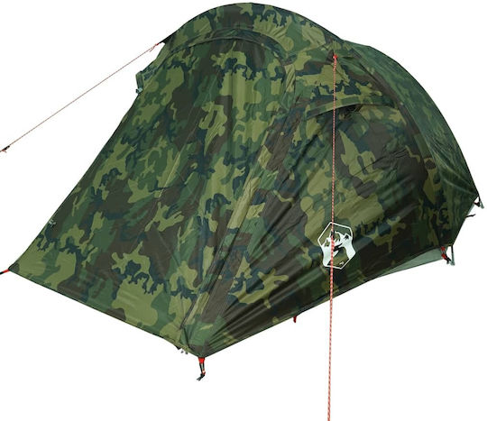 vidaXL Summer Camping Tent Tunnel Green for 2 People 272x233x90cm Variation