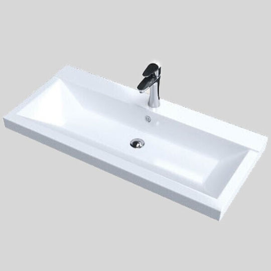 Sanitec Nodo Επικαθήμενος Νιπτήρας Πορσελάνης 60x40x11cm Λευκός