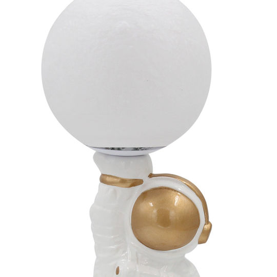 Keskor Led Kids Decorative Lamp Astronaut White 11x11x34εκ.