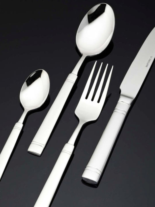 SP Tableware Ascari Σετ Μαχαιροπίρουνα Ασημί Ανοξείδωτα 30τμχ