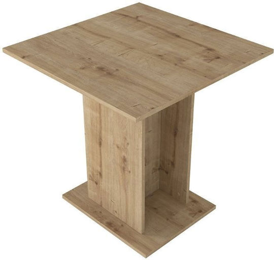 Allos Квадрат Трапезария Трапезария Дървено Sapphire Oak 75x75x77бр