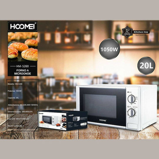 Hoomei Microwave Oven 20lt Inox