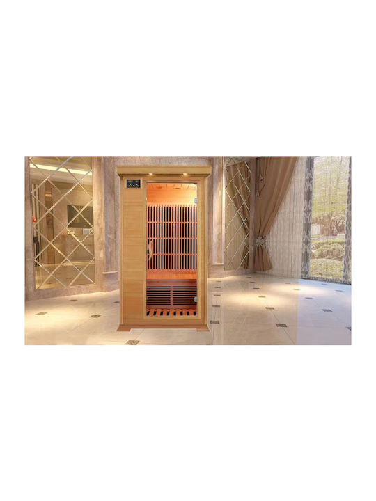 Fujia Saună Individuală Cuptor / Încălzitor exterior Interior L90xW90xH190cm
