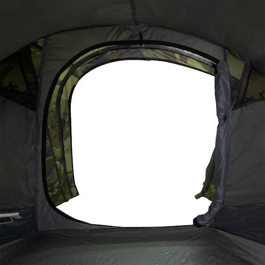 vidaXL Camping Tent Tunnel Green for 3 People 280x194x115cm Variation