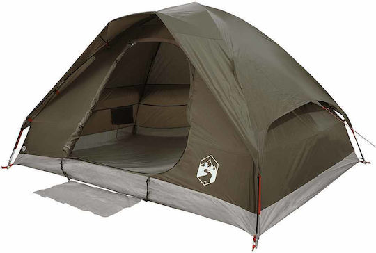 vidaXL Campingzelt Iglu Braun für 2 Personen 220x156x123cm