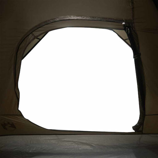 vidaXL Campingzelt Iglu Braun für 2 Personen 220x156x123cm